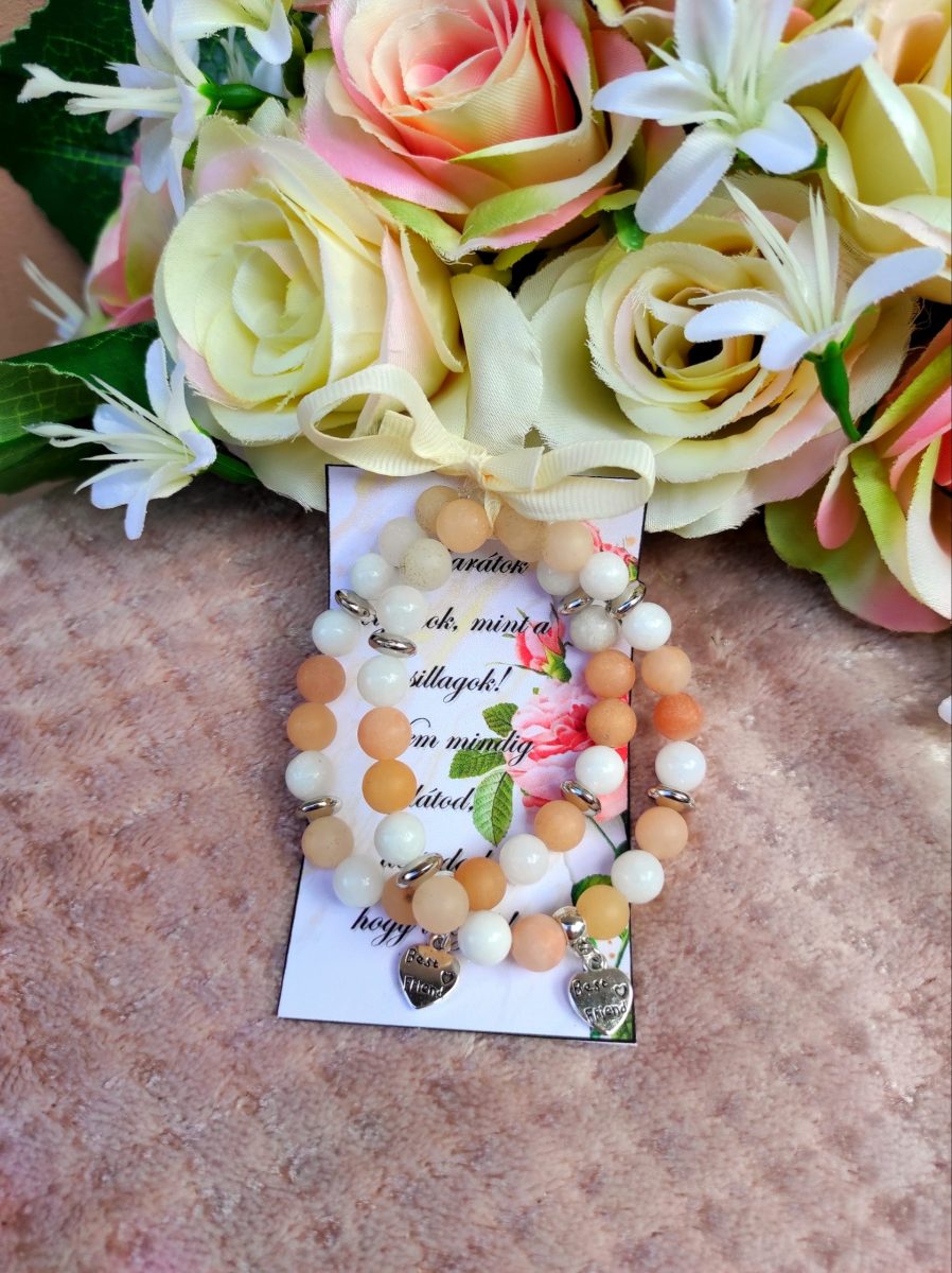 Barátság karkötő nude